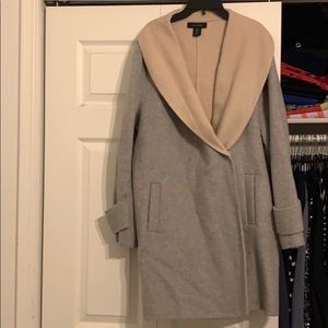 Tahari Beige &Gray Coat